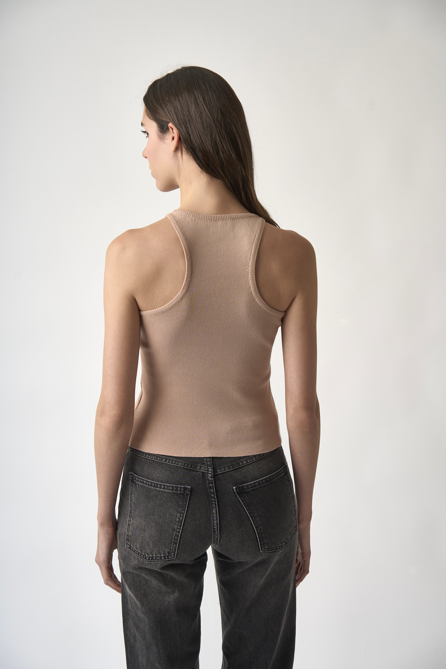 AURA nude tank top