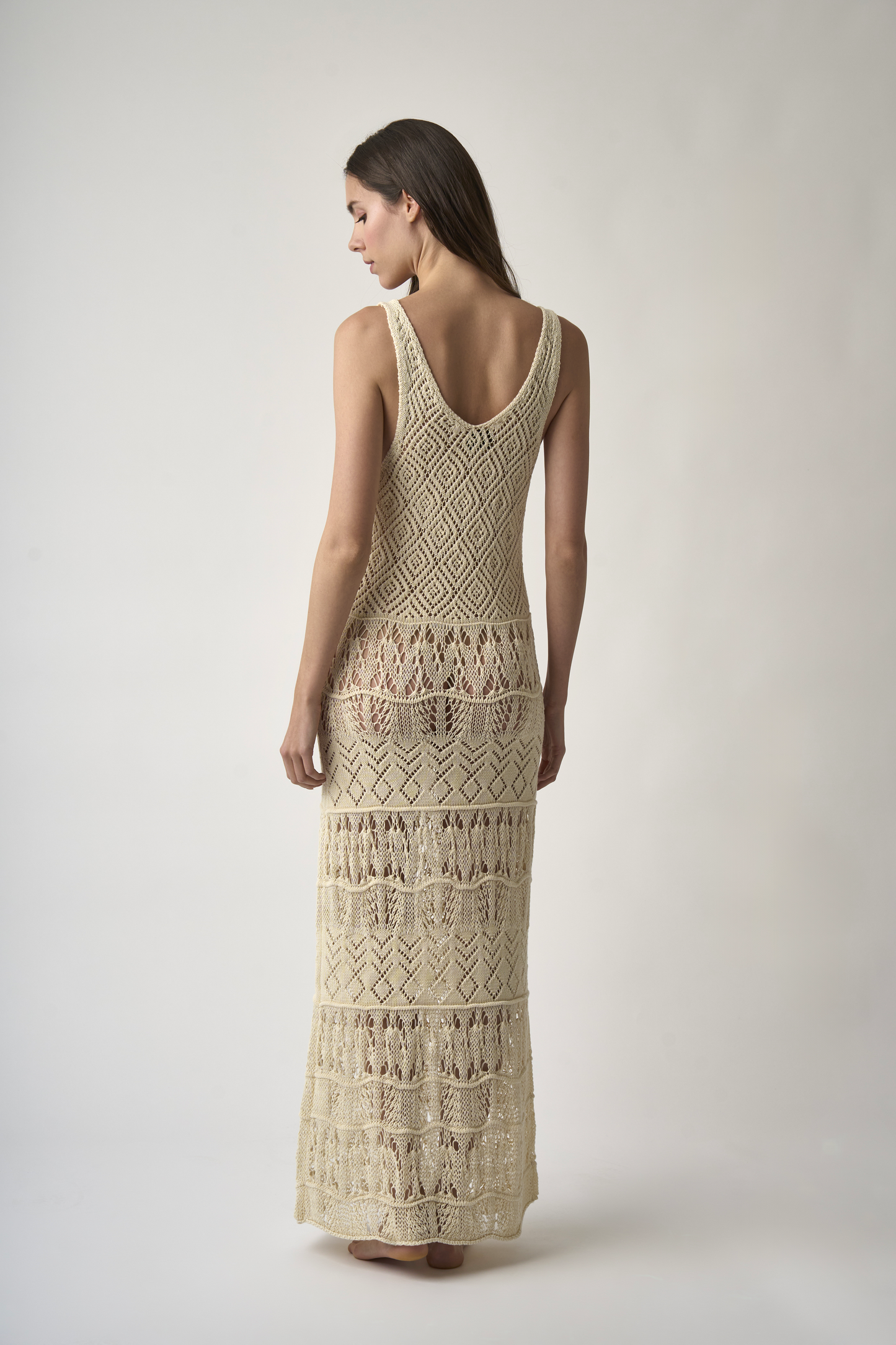 ATENA cream dress